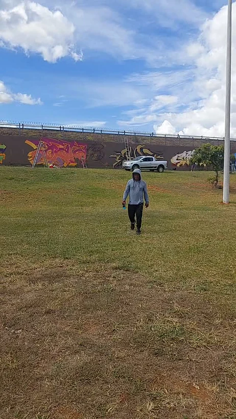 Registro do trabalho de Satão publicado no Instagram